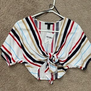 Forever 21 Tie Crop Top